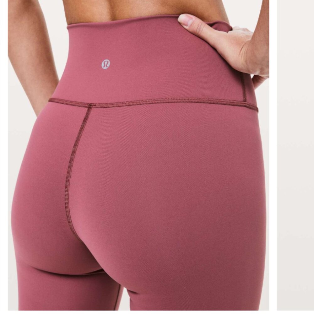 Lululemon - Wunder Under High-Rise Tights Full-On 28" W5ANDS | Misty Merlot | 12 - Picture 5 of 15